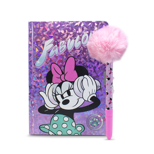 Diario Libreta Pasta Dura con Pluma Disney Minnie Mouse