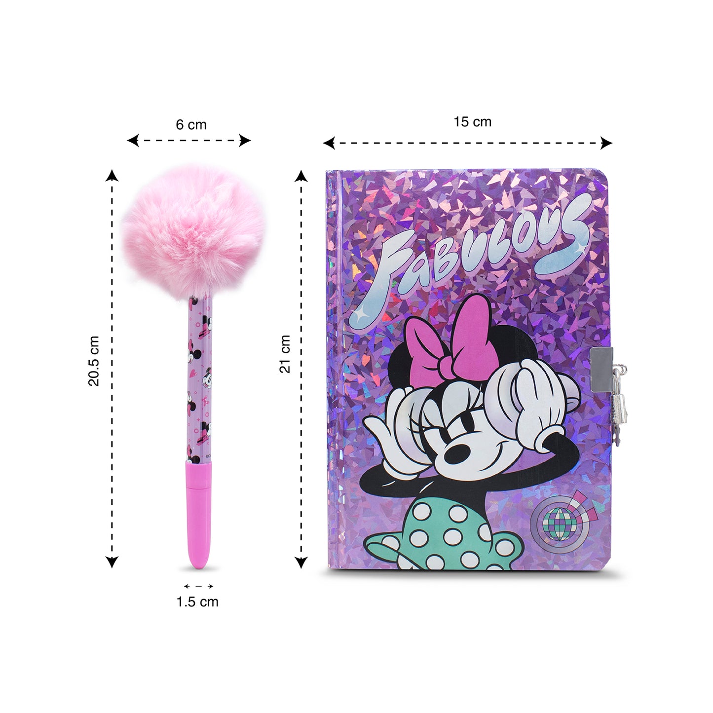Diario Libreta Pasta Dura con Pluma Disney Minnie Mouse