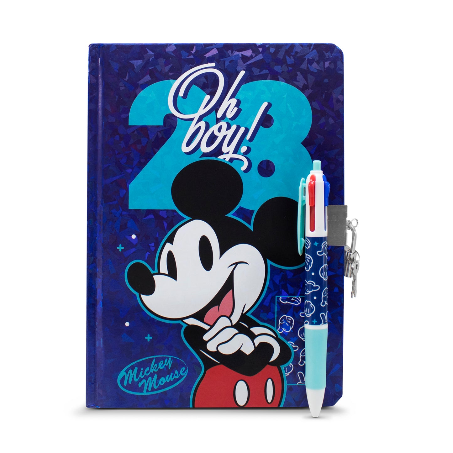 Diario Libreta Pasta Dura con Pluma Disney Mickey Mouse