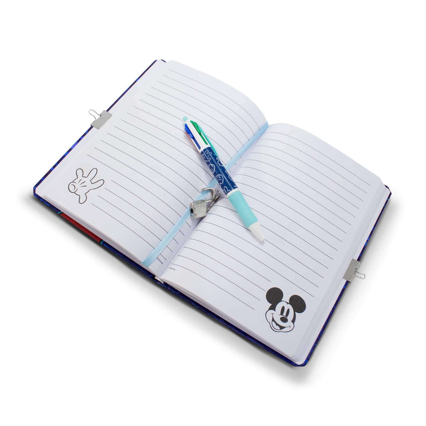 Diario Libreta Pasta Dura con Pluma Disney Mickey Mouse