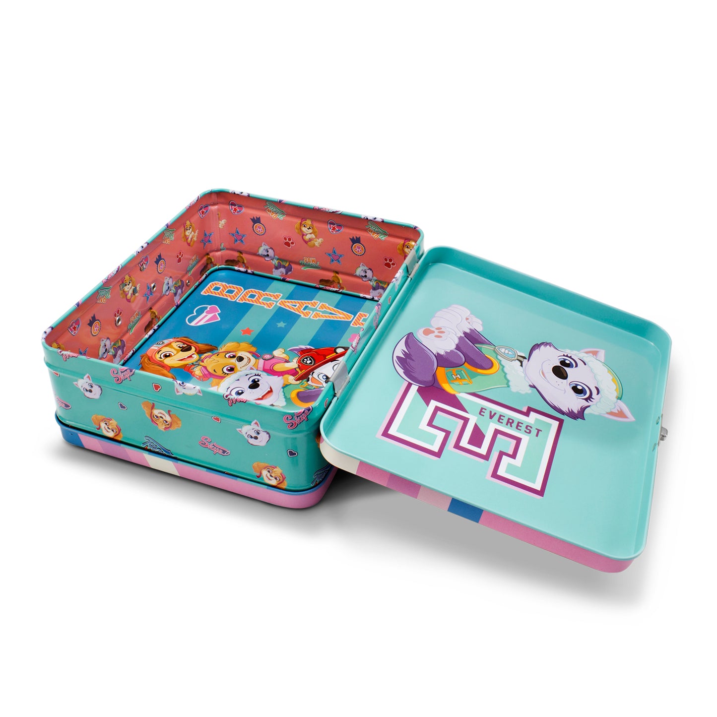 Lonchera Metalica Paw Patrol Rosa