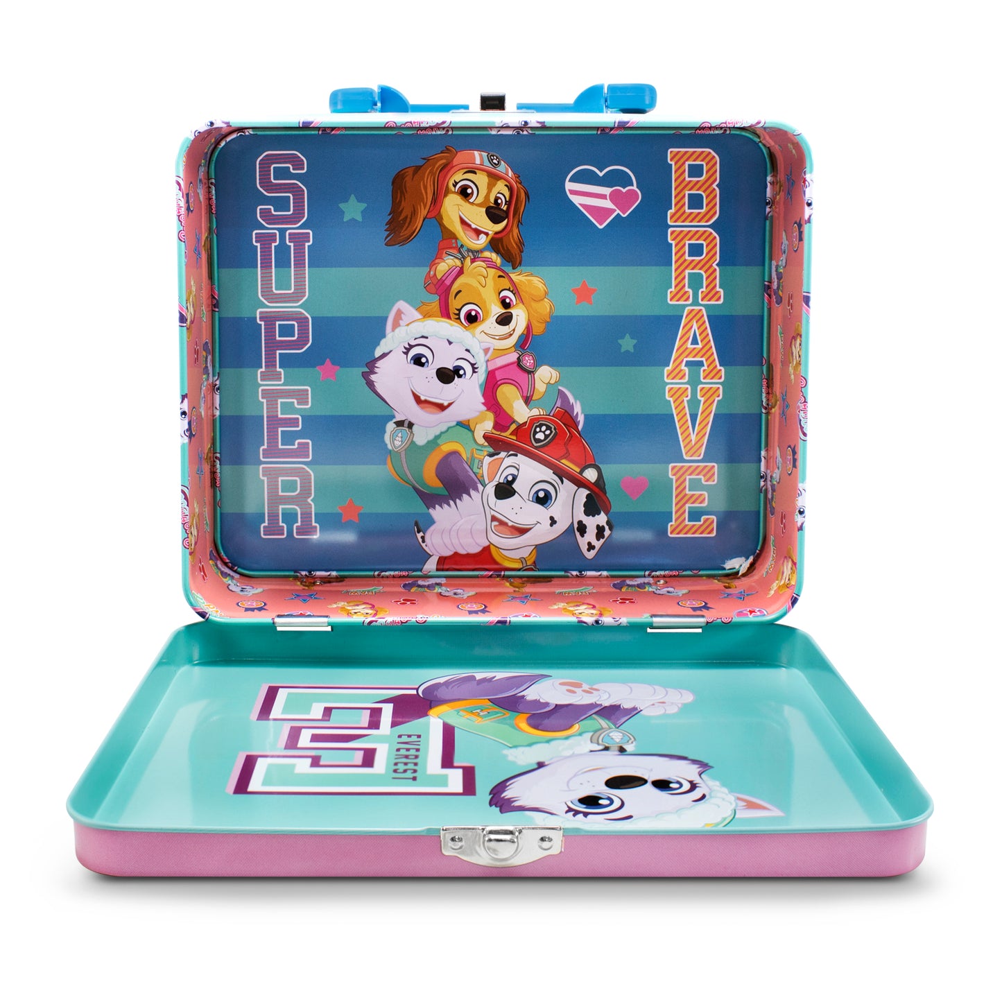 Lonchera Metalica Paw Patrol Rosa