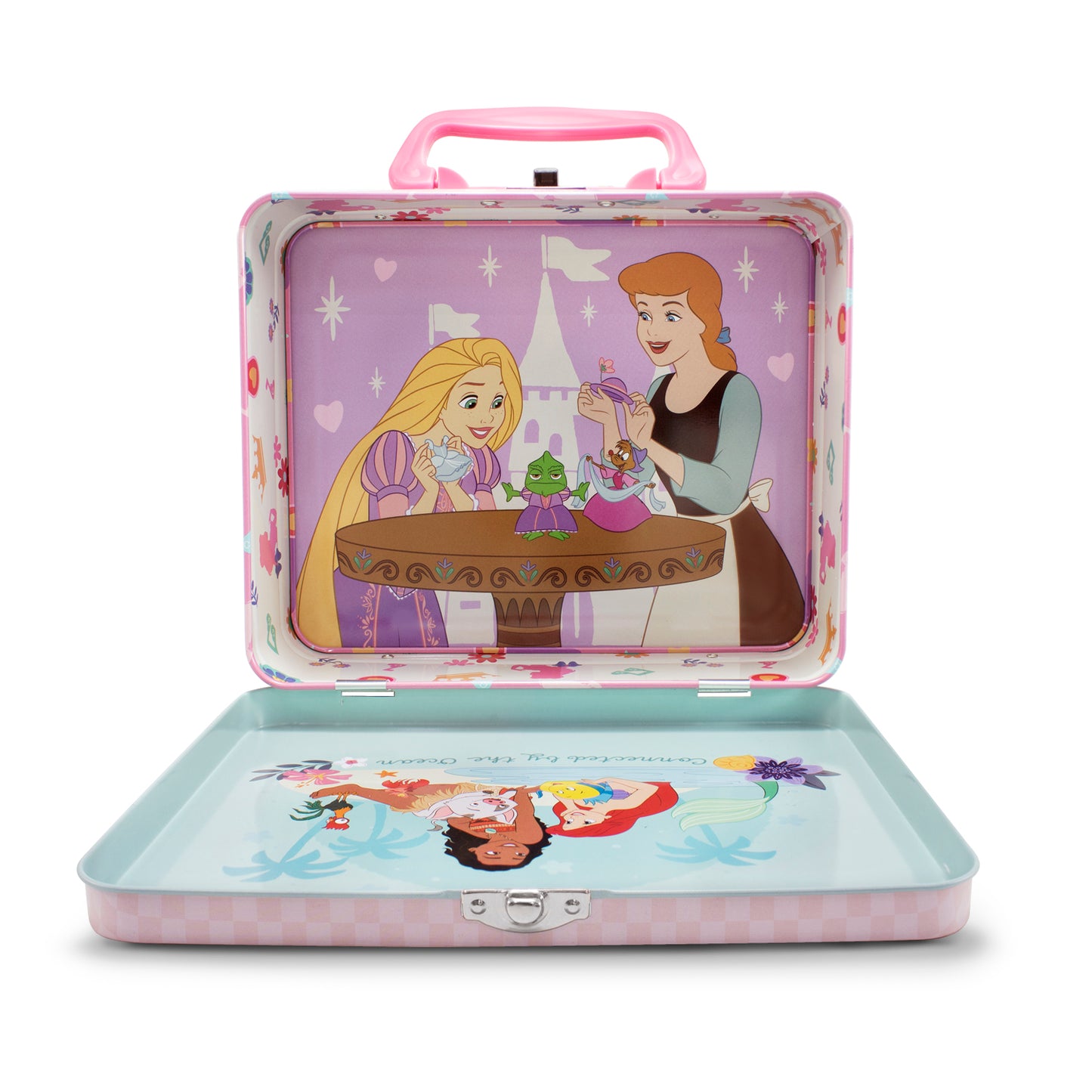Lonchera Metalica Princesas Disney