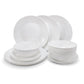 Vajilla de Vidrio Opal Blanca 18 Piezas