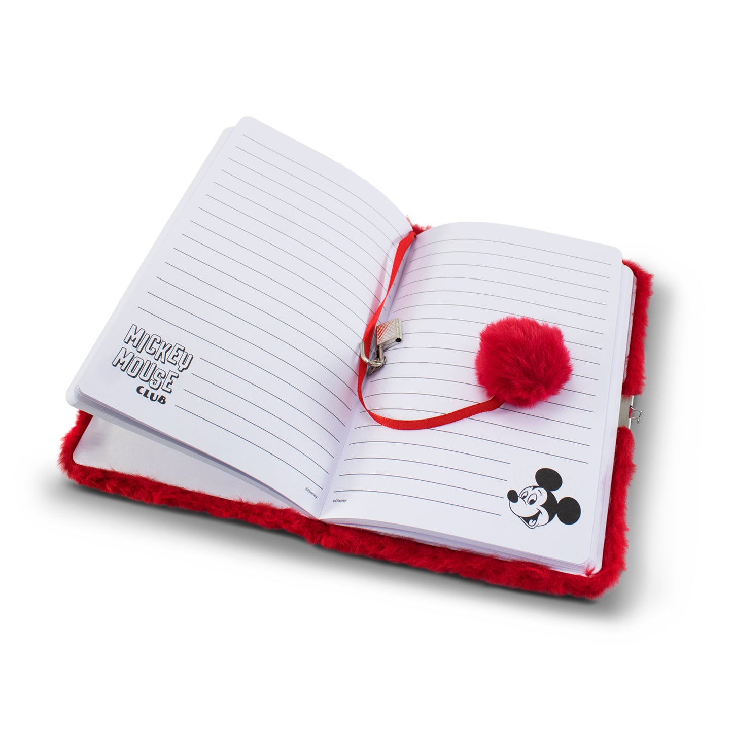 Diario Libreta de Peluche Disney Mickey Mouse