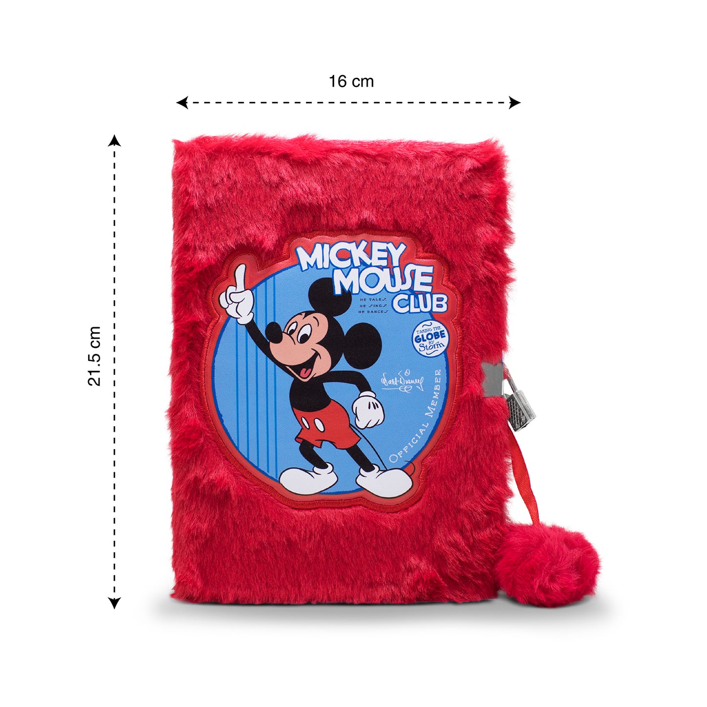 Diario Libreta de Peluche Disney Mickey Mouse