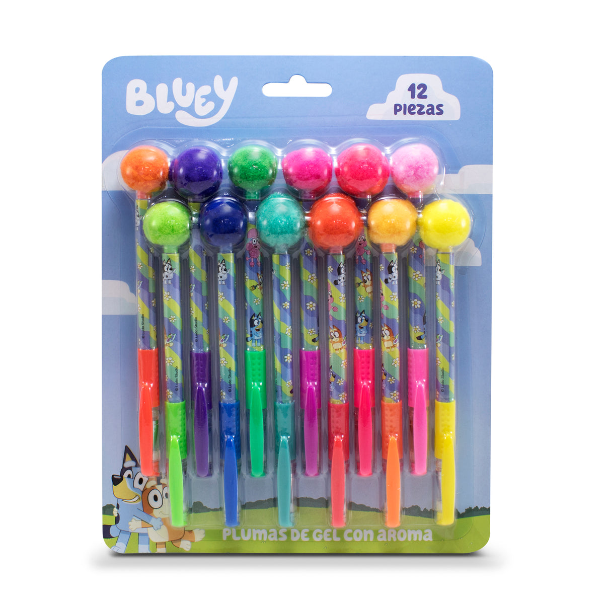Plumas de Gel con Aroma Bluey