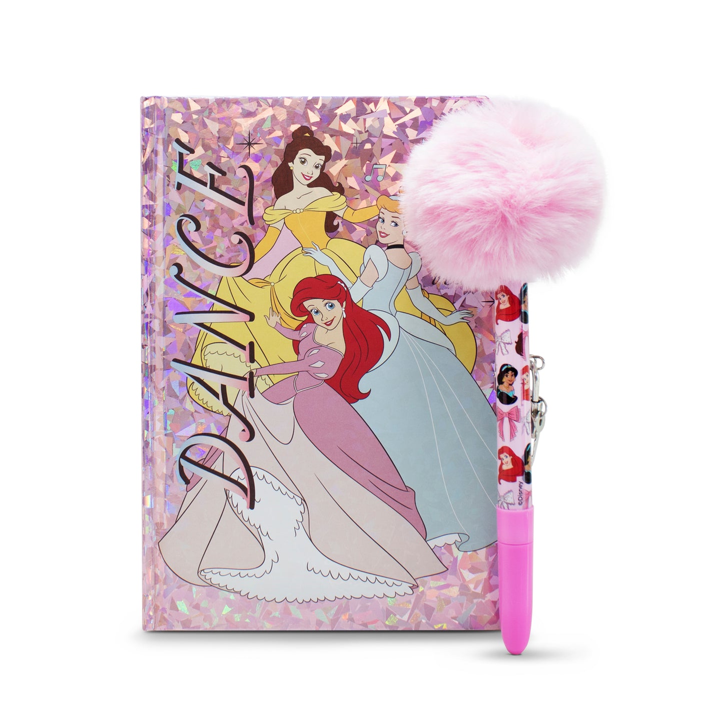 Diario Libreta Pasta Dura con Pluma Princesas Disney