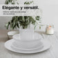 Vajilla de Vidrio Opal Blanca 16 Piezas