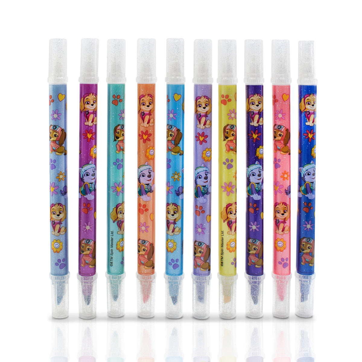 Marcadores de Glitter Borrables Paw Patrol