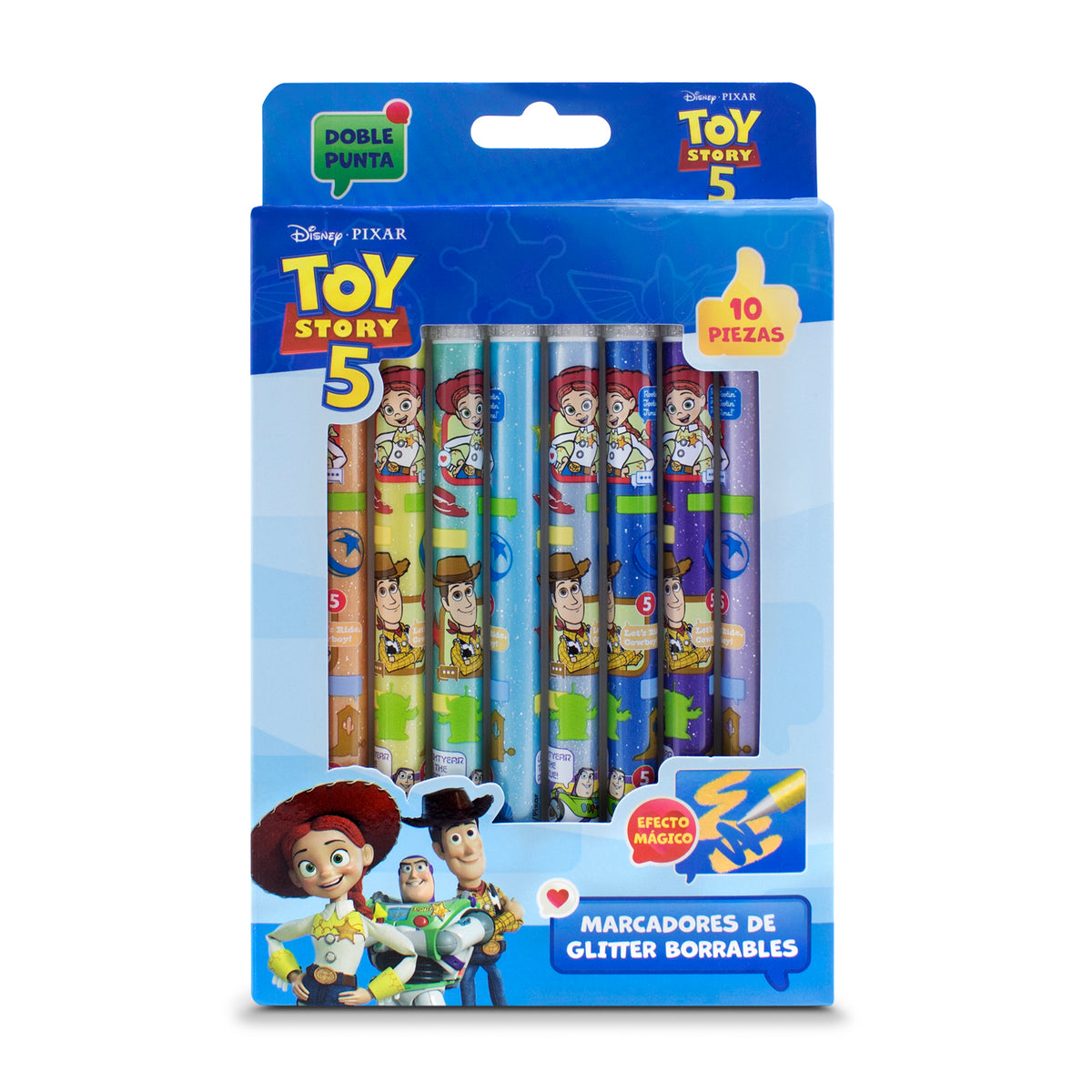 Marcadores de Glitter Borrables Disney Toy Story