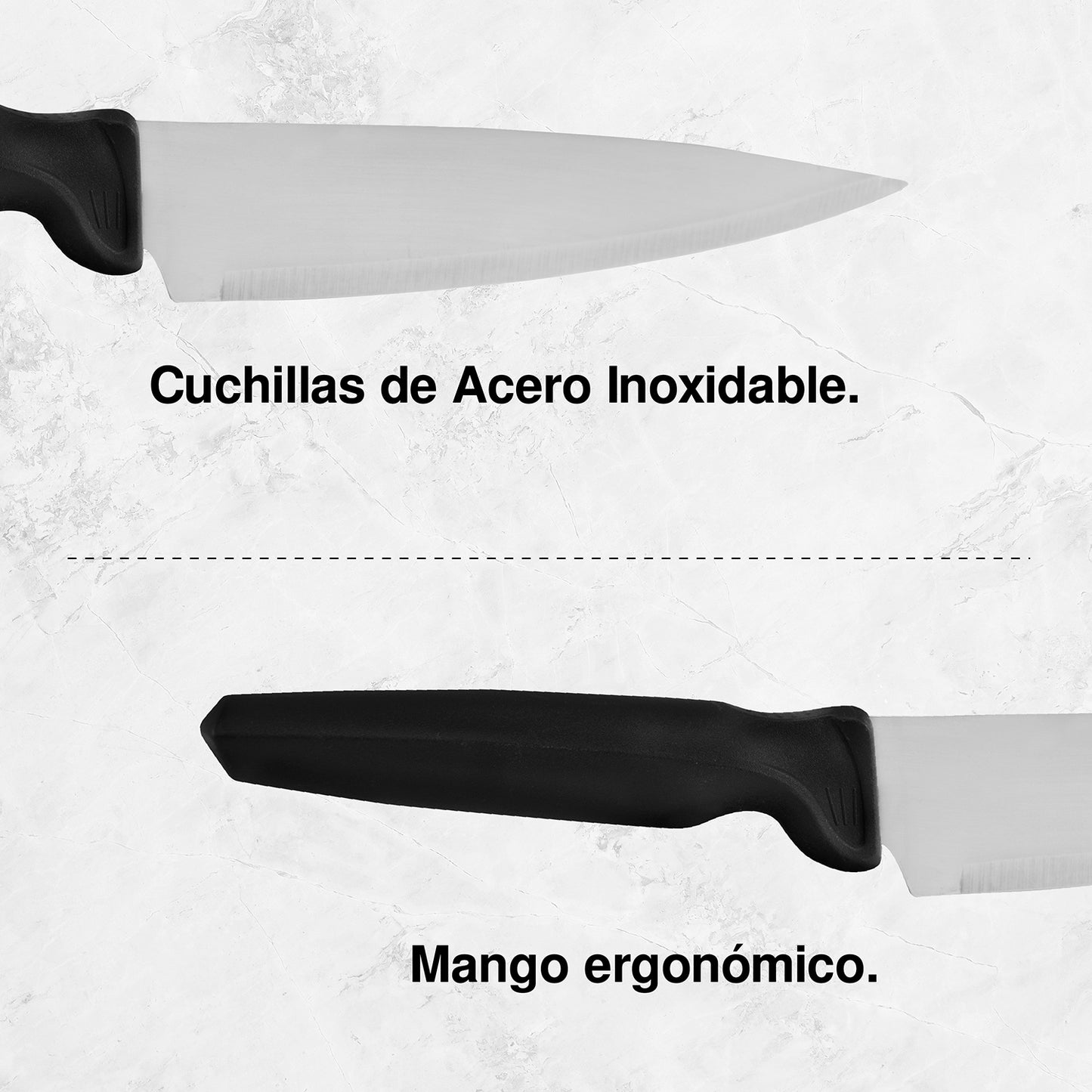 Set de 9 cuchillos de cocina