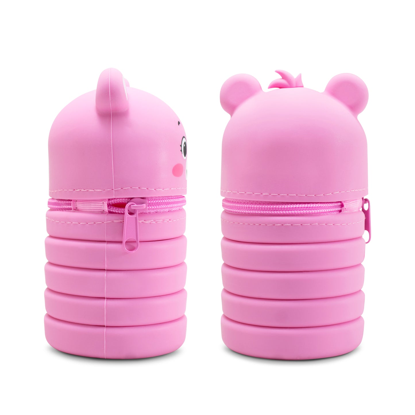 Lapicera Escolar Ositos Cariñositos Extensible de Silicona