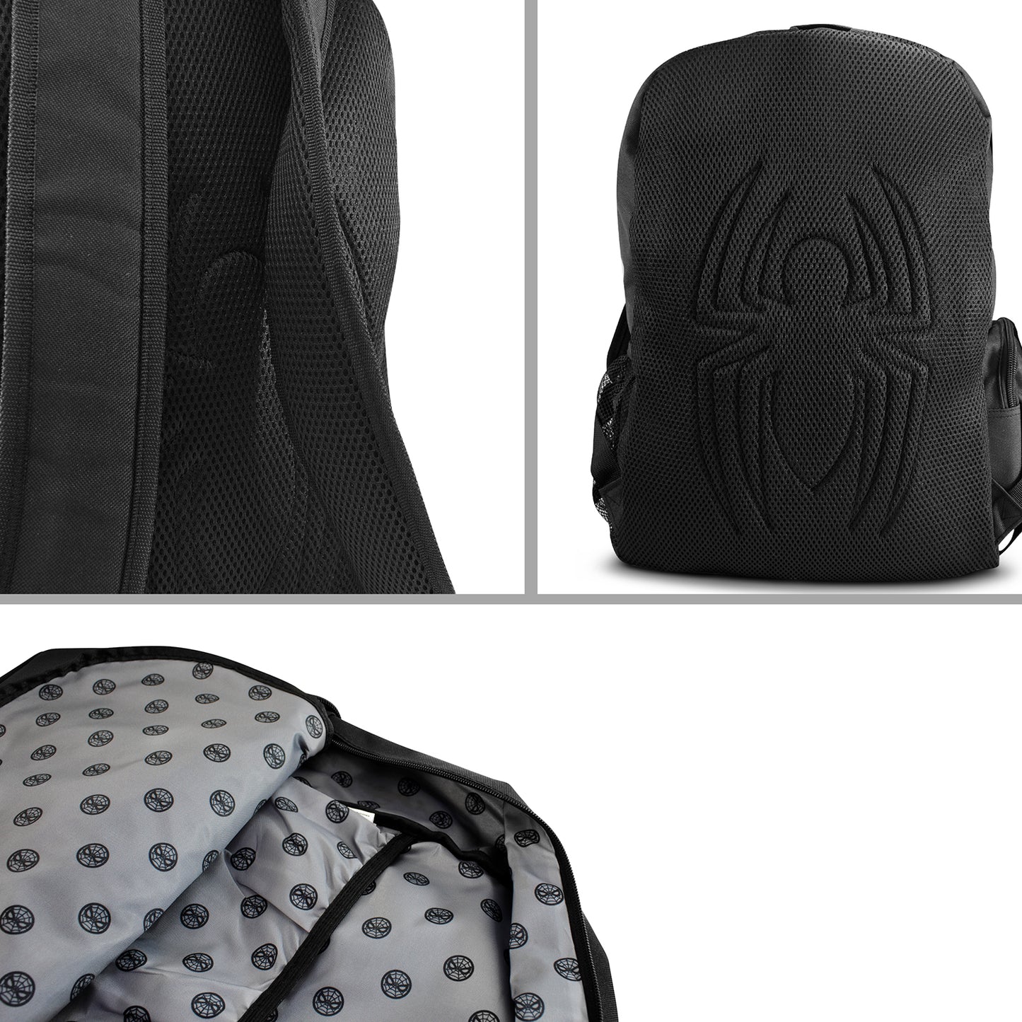 Mochila Escolar Spiderman Marvel Avengers Negra