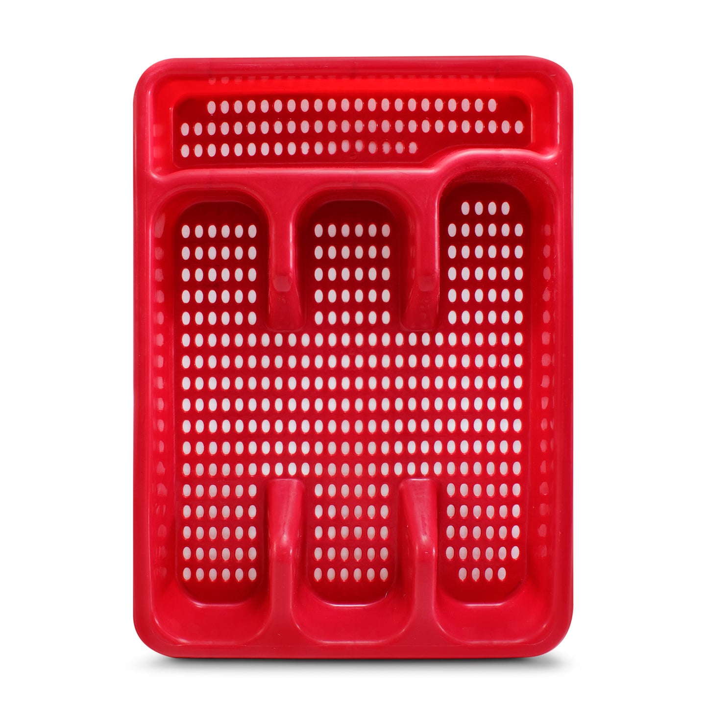 Juego de Cubiertos Con Portacubiertos Rojo