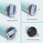 Termo de acero inoxidable con cristales azul 1 Litro