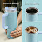 Termo de acero inoxidable con cristales azul 1 Litro