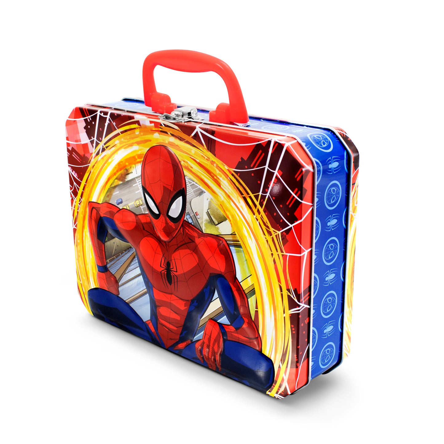Lonchera Para Niños Escolar Metálica Spiderman