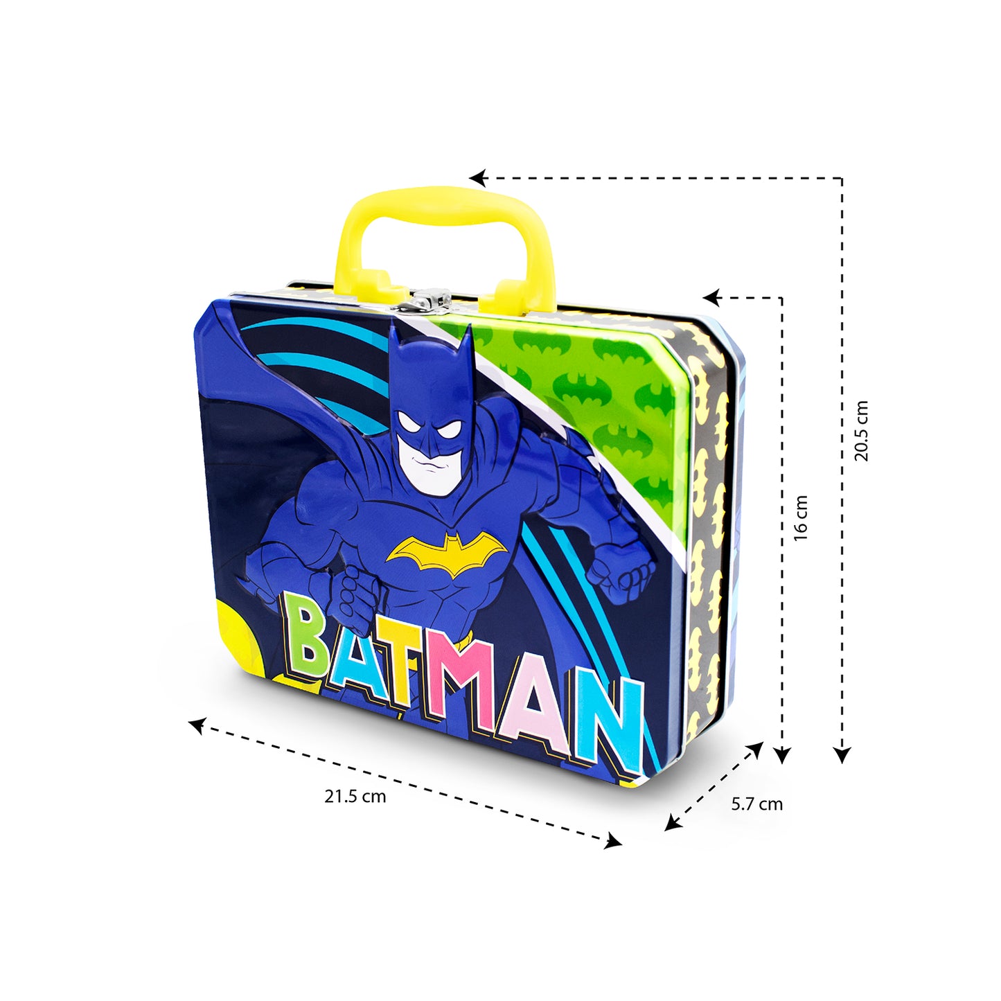 Lonchera Para Niños Escolar Metálica Batman