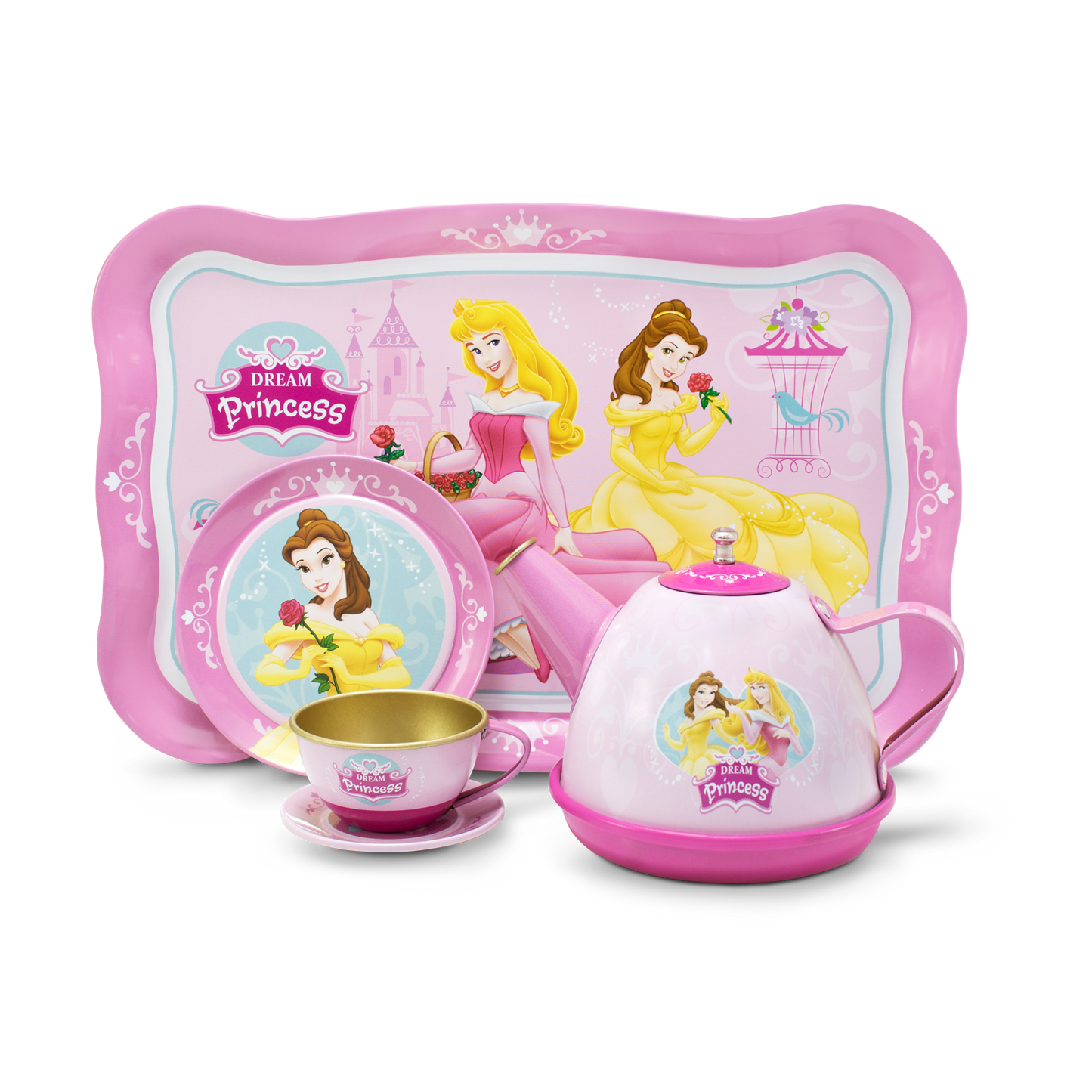 Juego de té aluminio Princesas Disney