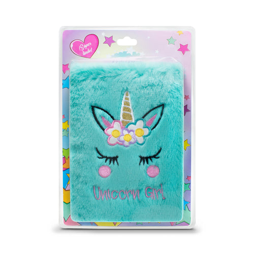 Diario Unicornio Girl de Peluche Suave