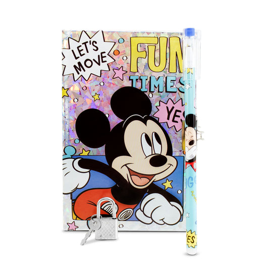 Diario c/Pluma de Mickey | Con candado y llave