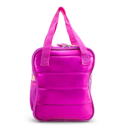 Lonchera térmica tipo backpack Rosa