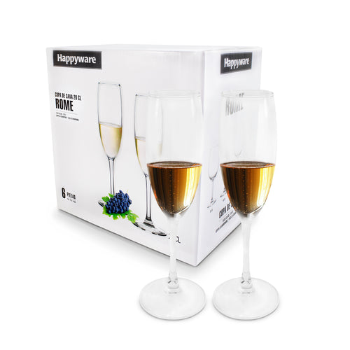 Copas de champagne 200 ml