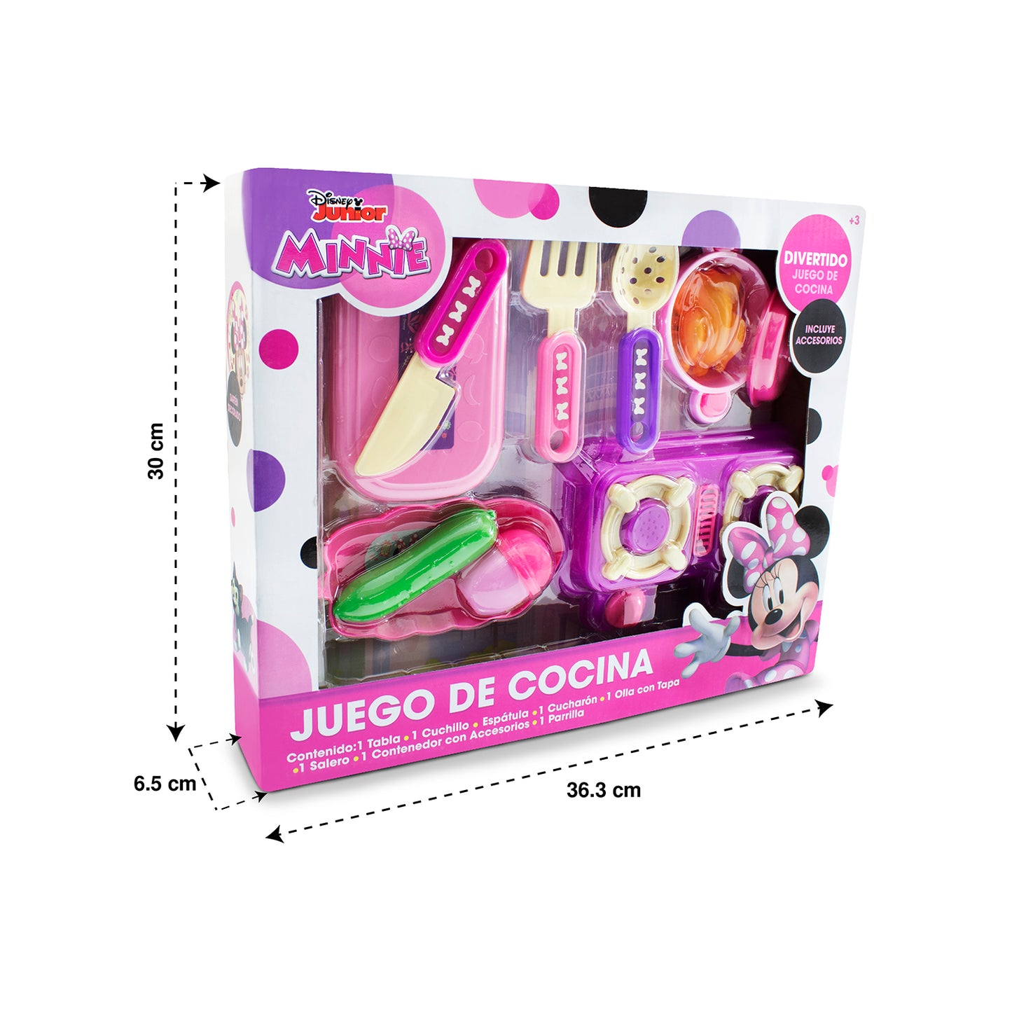 Juego de cocina para niñas Disney Minnie Mouse