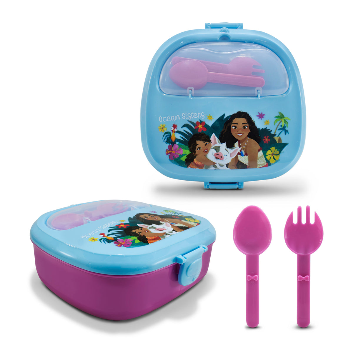 Lonchera con Cubiertos Moana