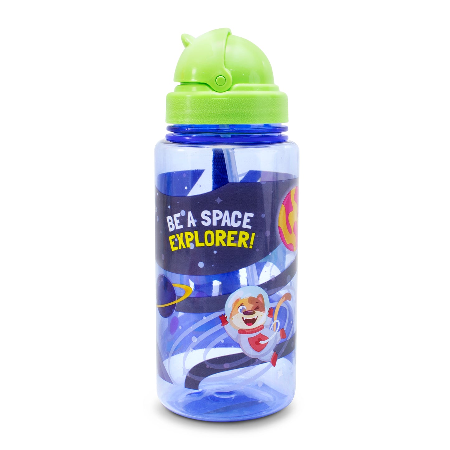 Botella Con Popote Astronauta