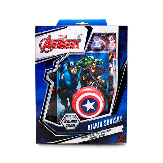 Diario Squishy Avengers para Niños