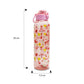 Botella de plástico floreado rosa 950 ml