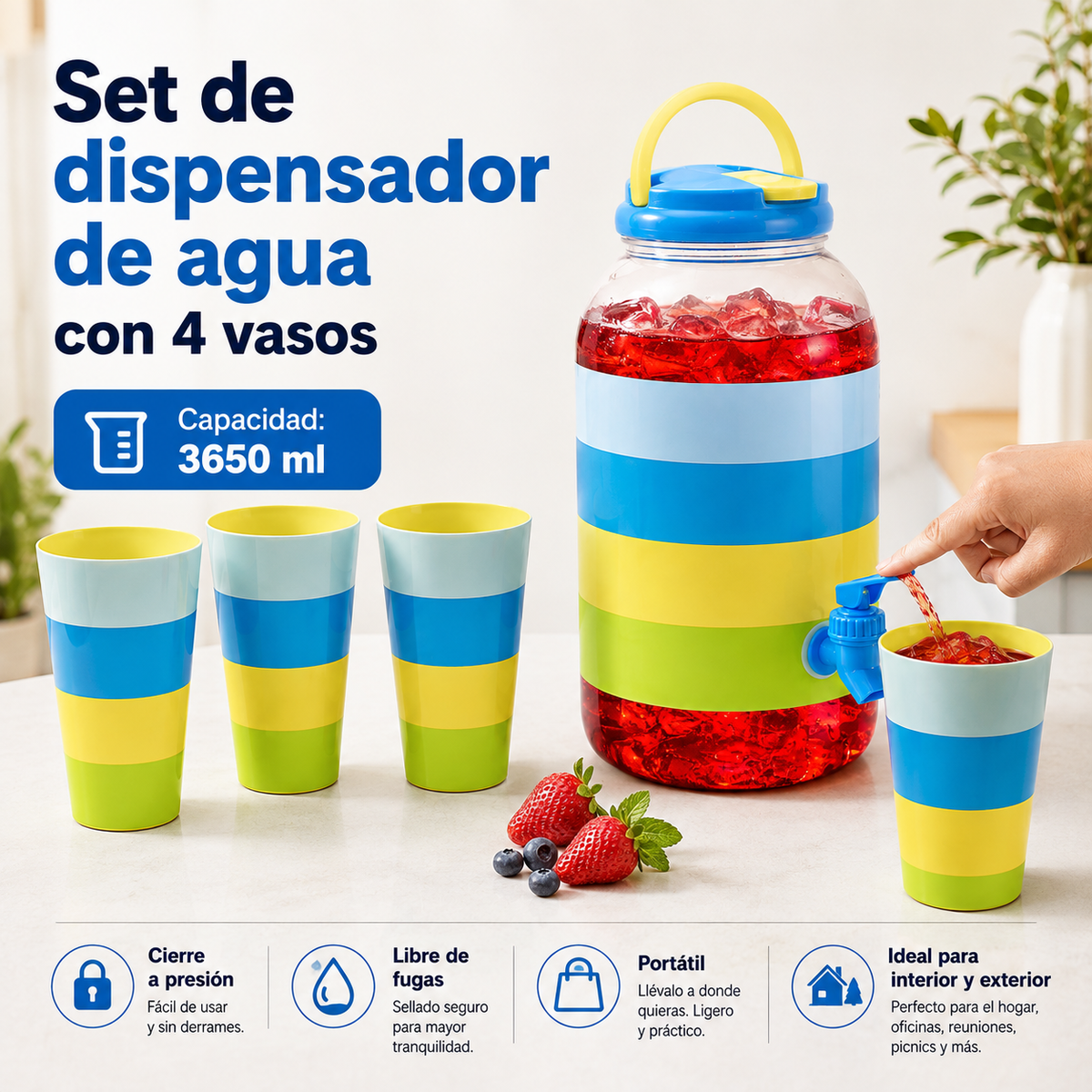 Dispensador para Bebidas Vitrolero