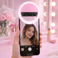 Aro de luz LED para selfies color rosa