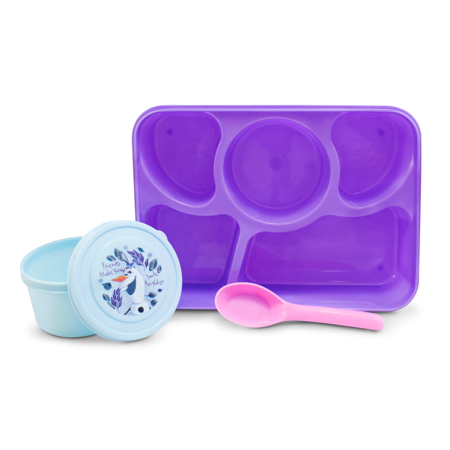 Lonchera  Frozen Con Contenedor y Cuchara