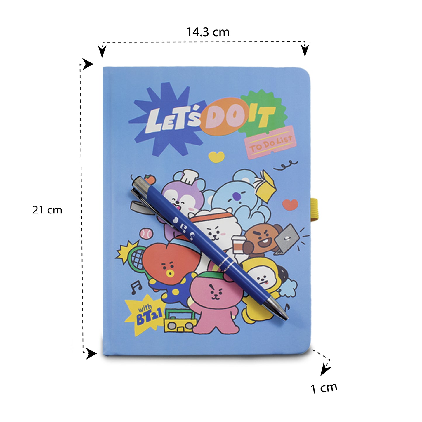 Libreta con Pluma BT21