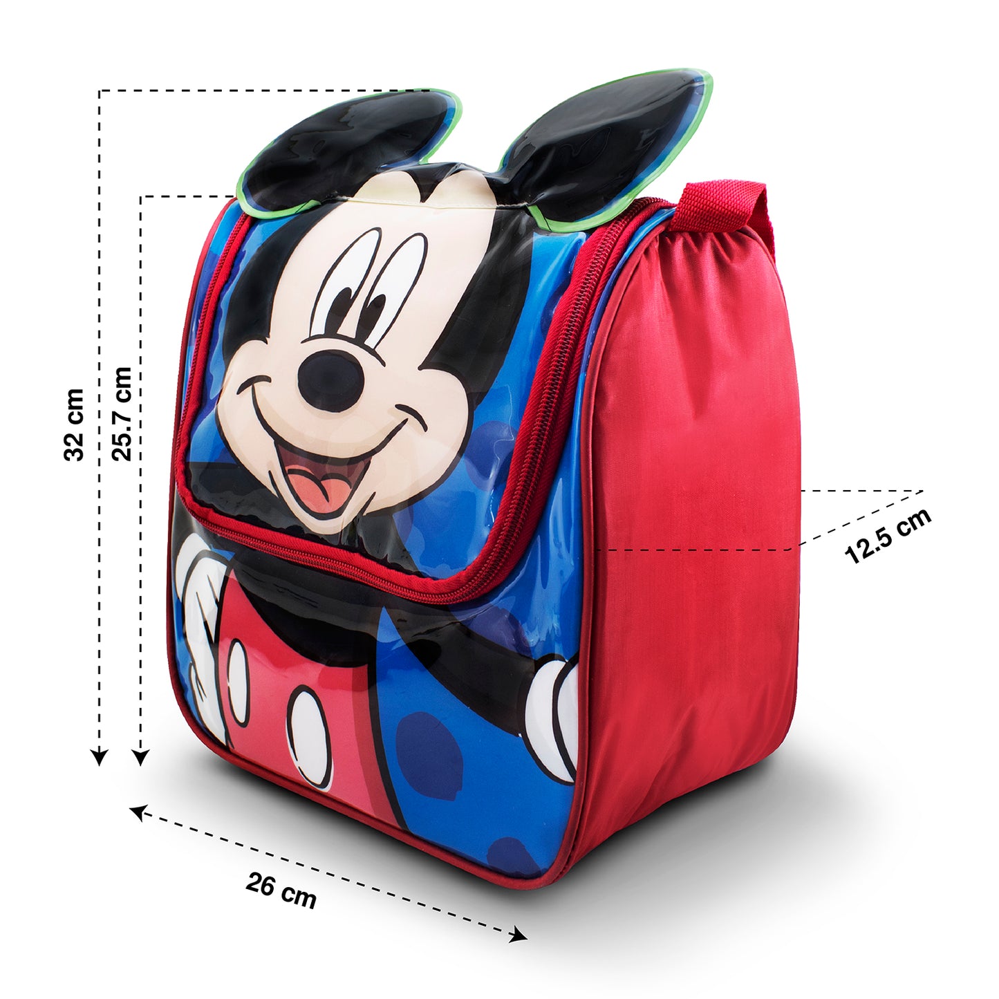 Lonchera térmica tipo mochila con diseño de Mickey Mouse