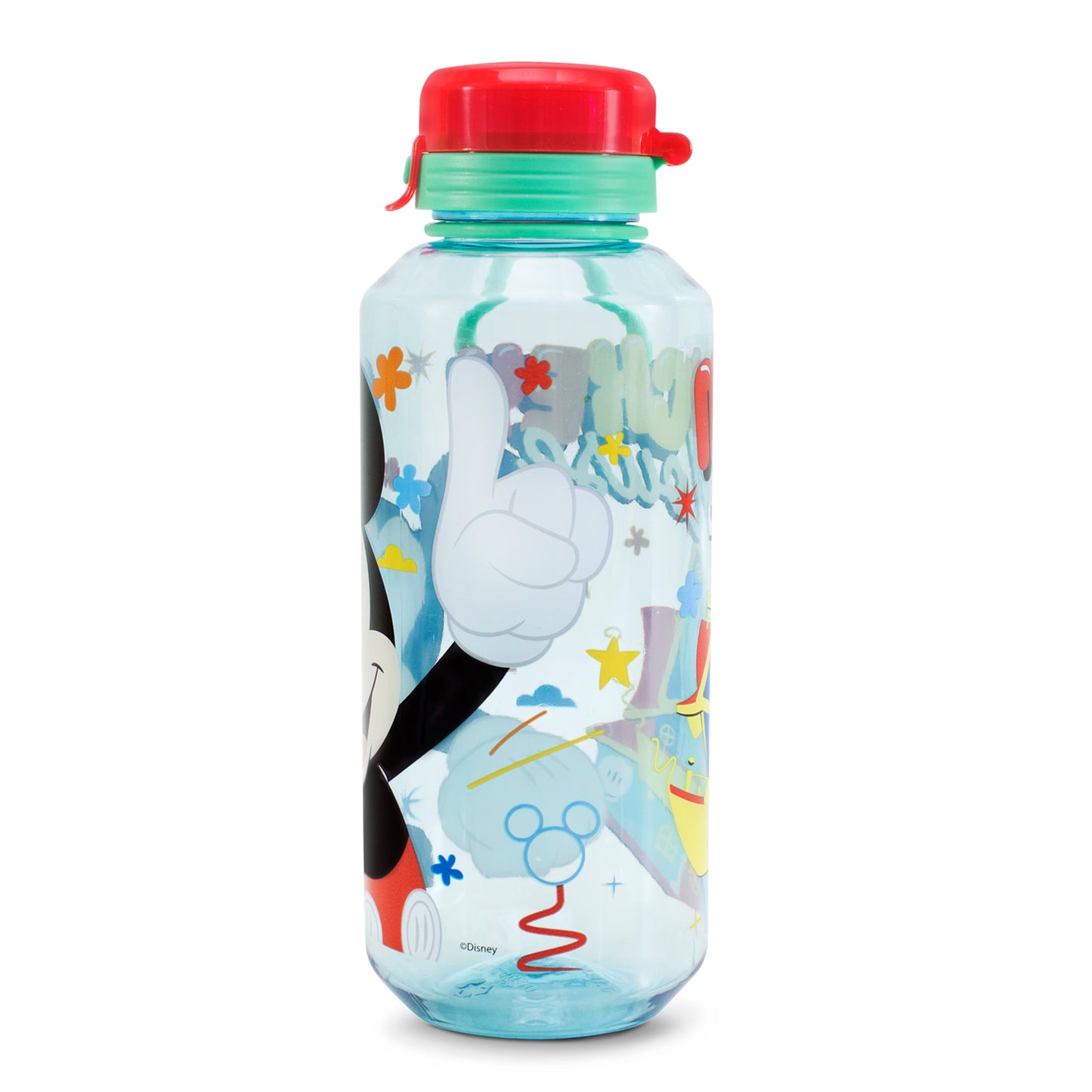 Botella Mickey Mouse Transparente