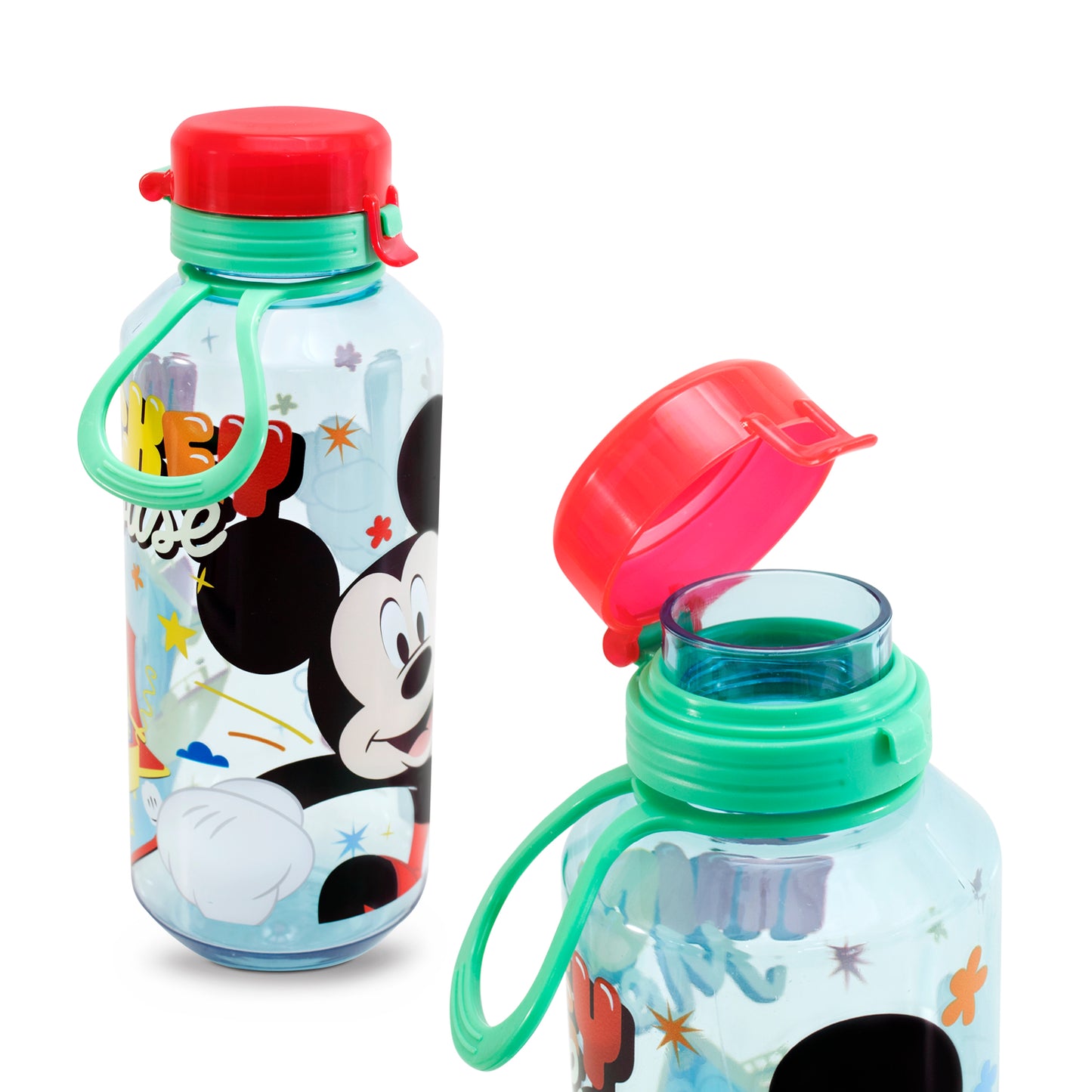 Botella Mickey Mouse Transparente