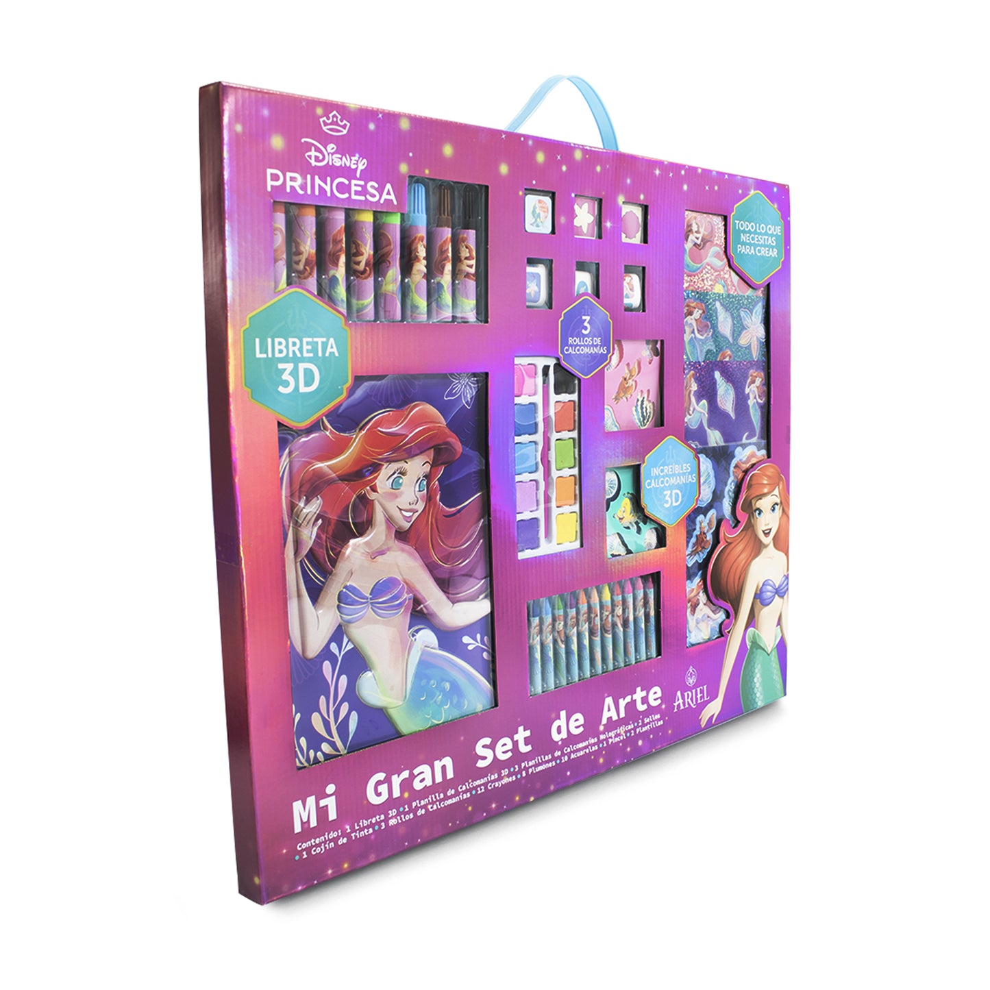 Set de Arte Infantil La Sirenita Disney