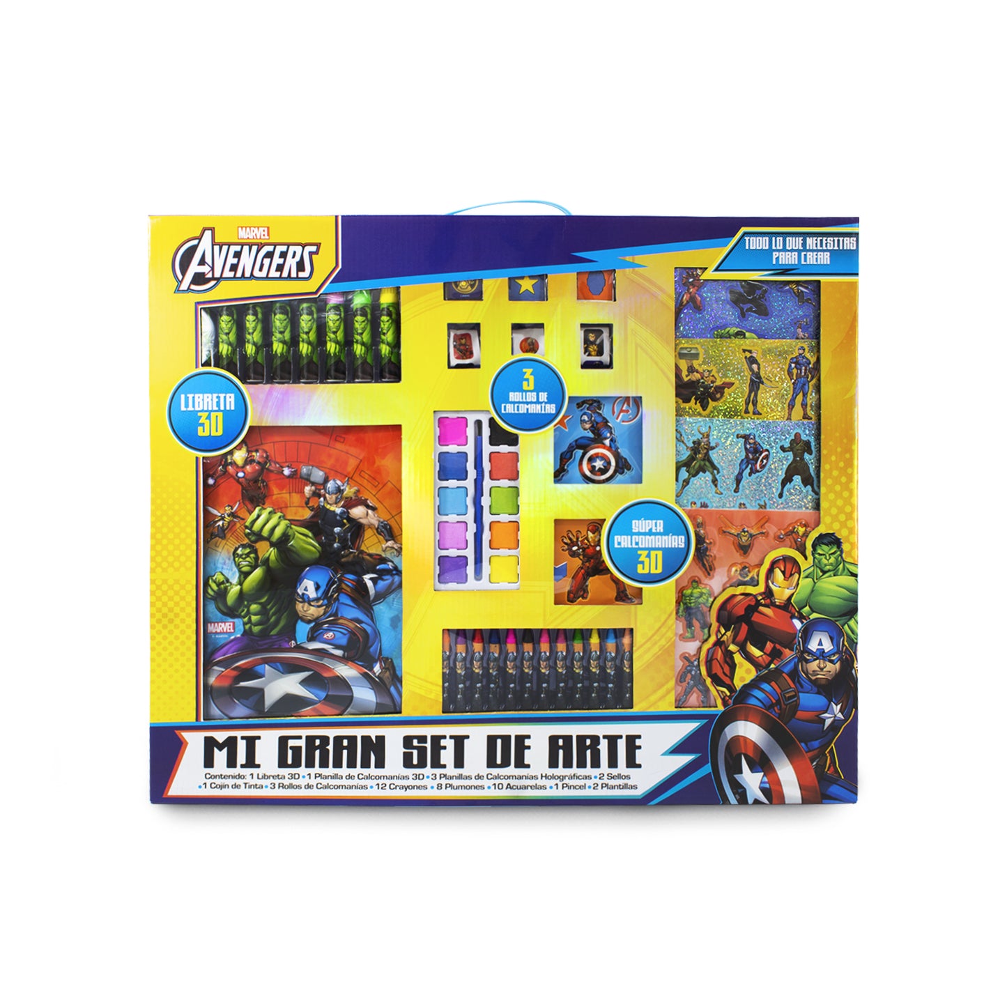 Set de Arte Infantil Marvel Avengers