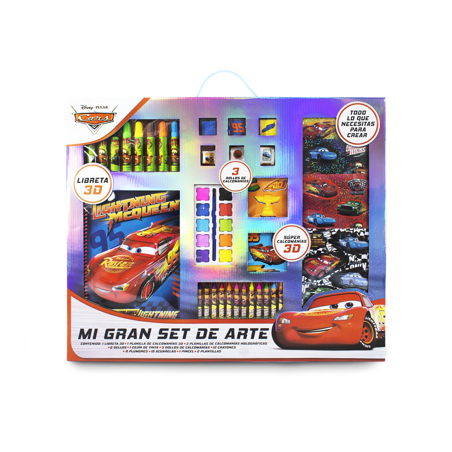 Set de Arte Infantil Cars Disney