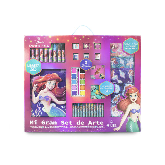 Set de Arte Infantil La Sirenita Disney