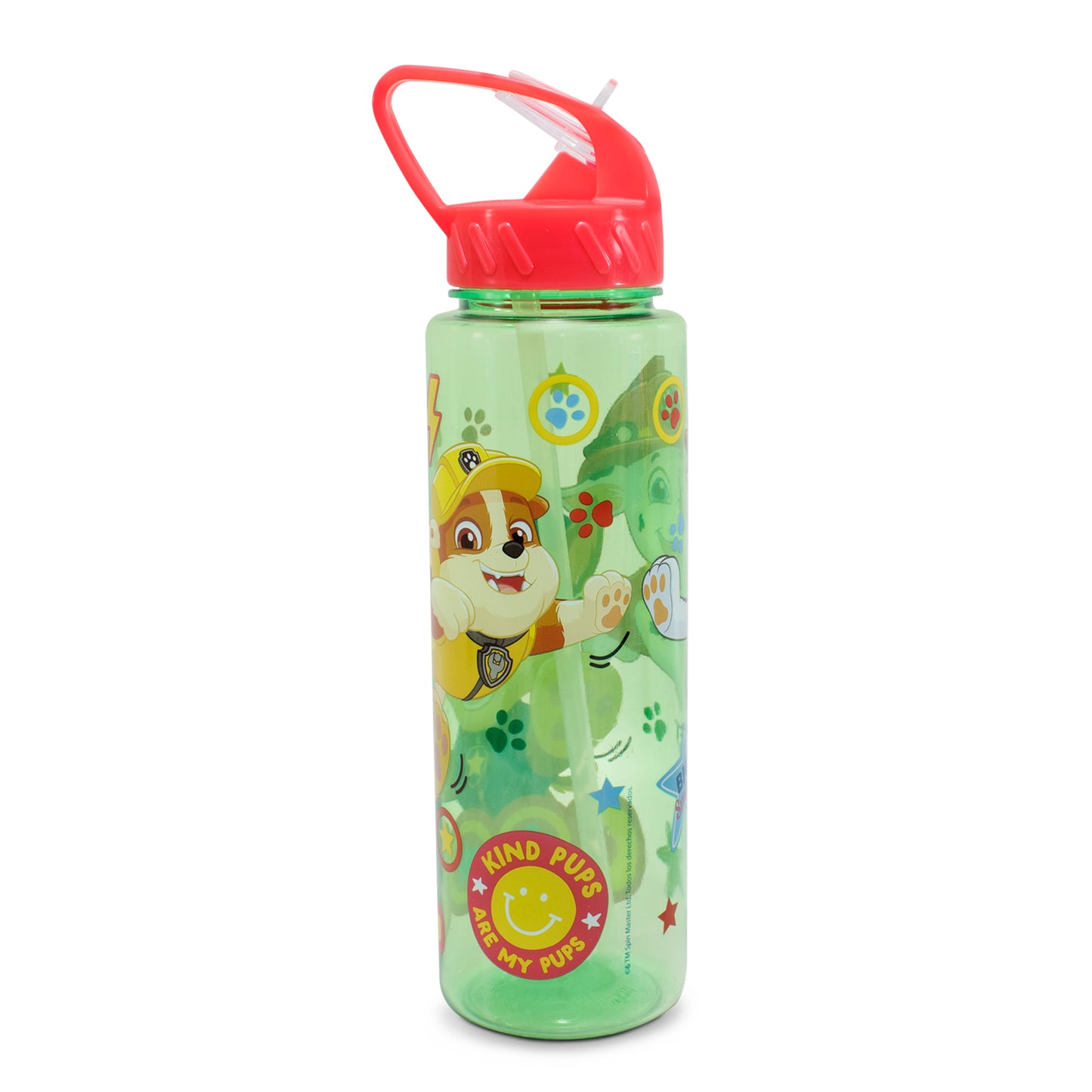 Botella Paw Patrol Con Popote