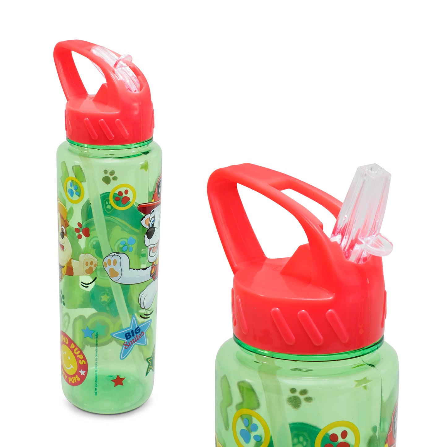 Botella Paw Patrol Con Popote