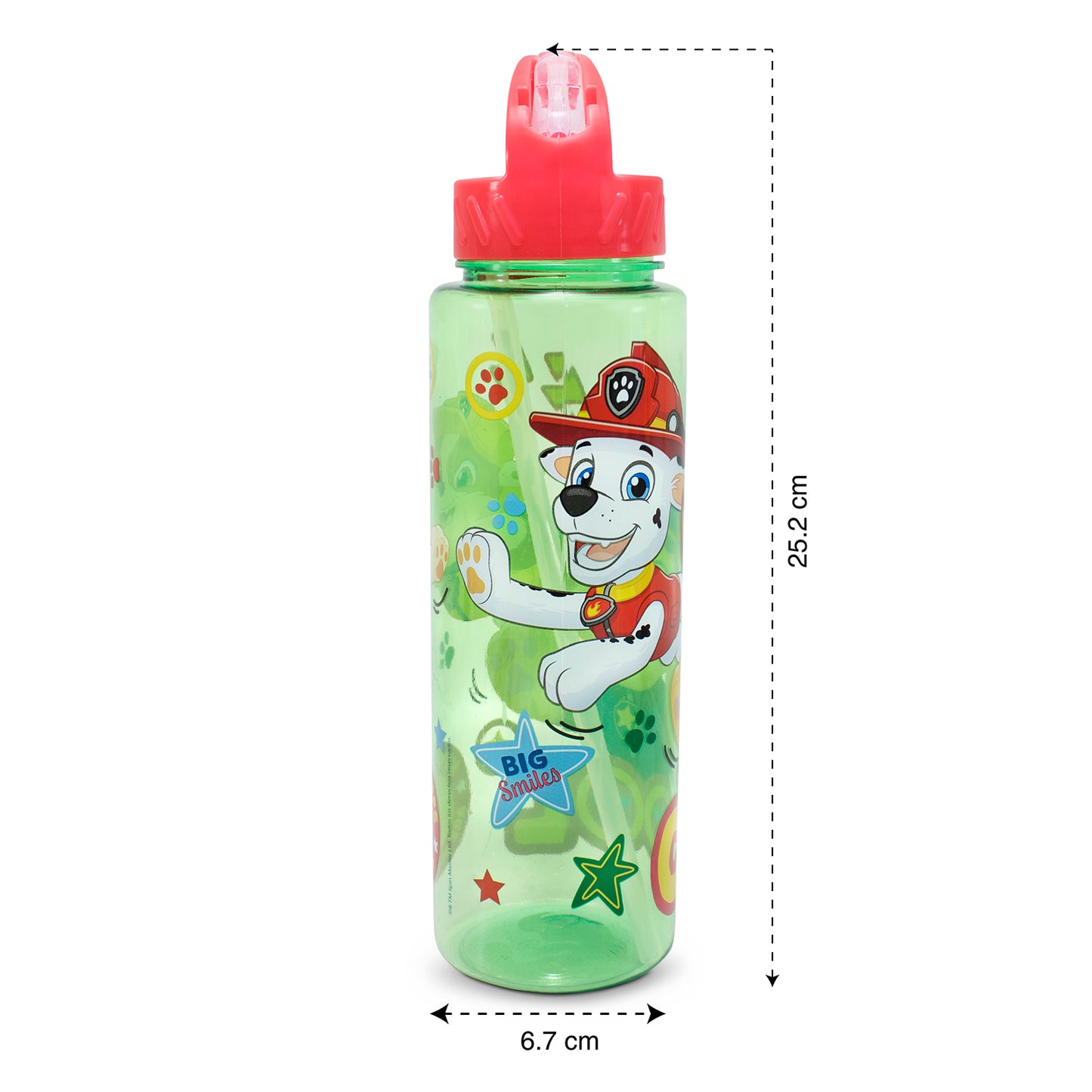 Botella Paw Patrol Con Popote