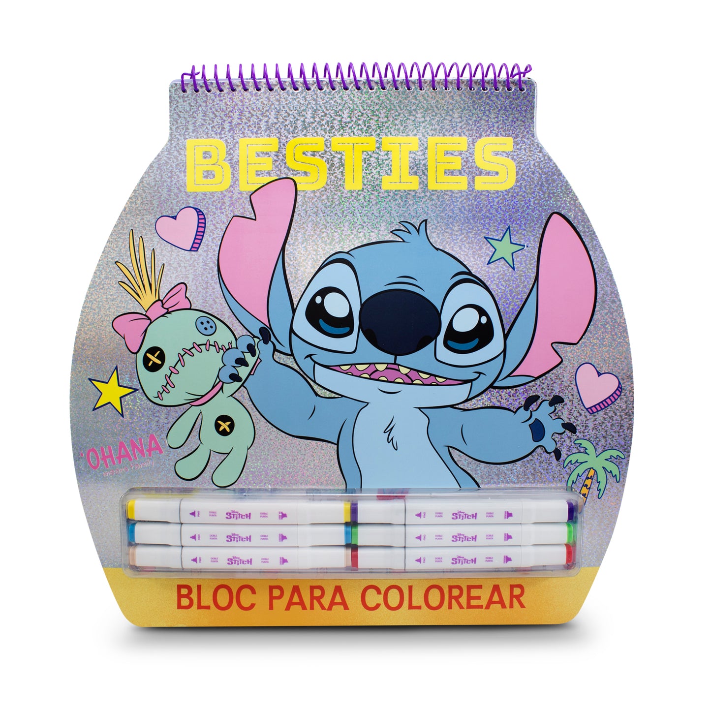 Bloc Para Colorear Lilo y Stitch