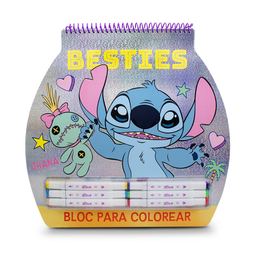 Bloc Para Colorear Lilo y Stitch