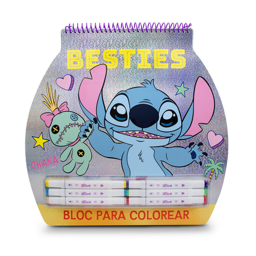 Bloc Para Colorear Lilo y Stitch